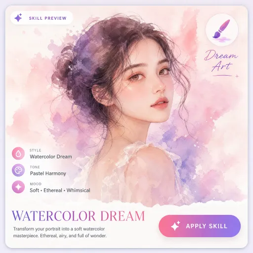 水彩梦境